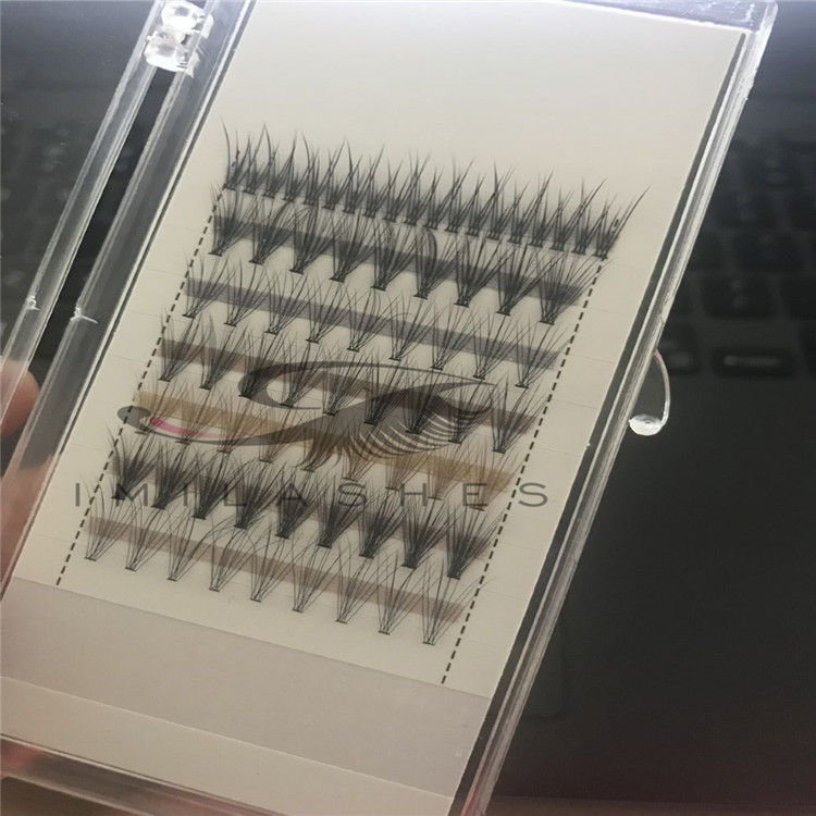 Wholesale heat bonded premade fans volume eyelash extensions